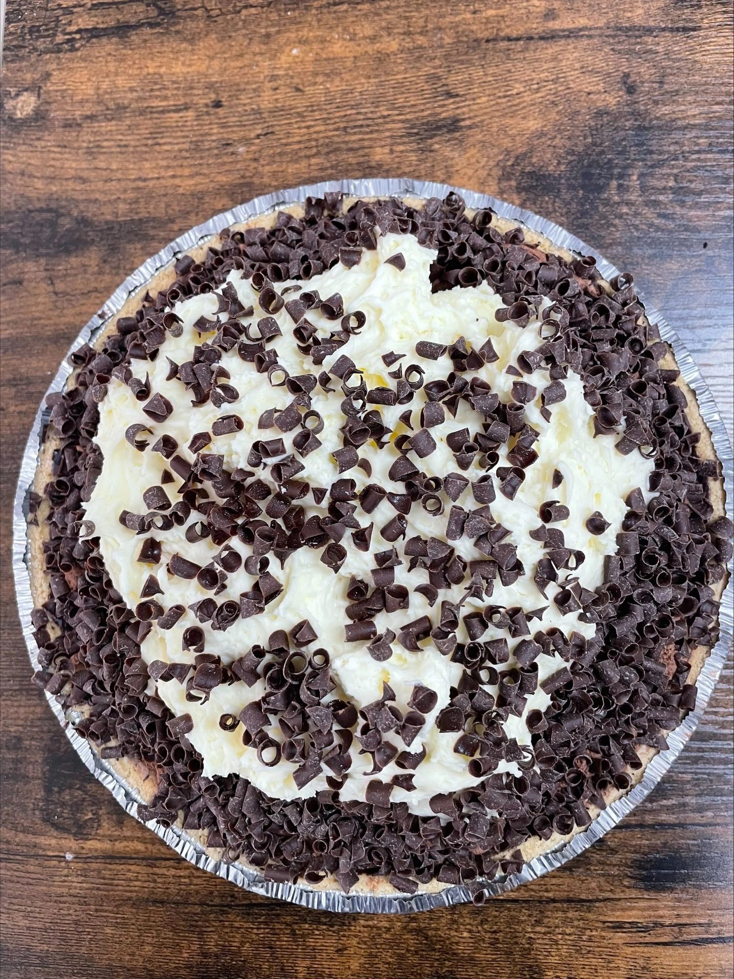 Chocolate silk pie
