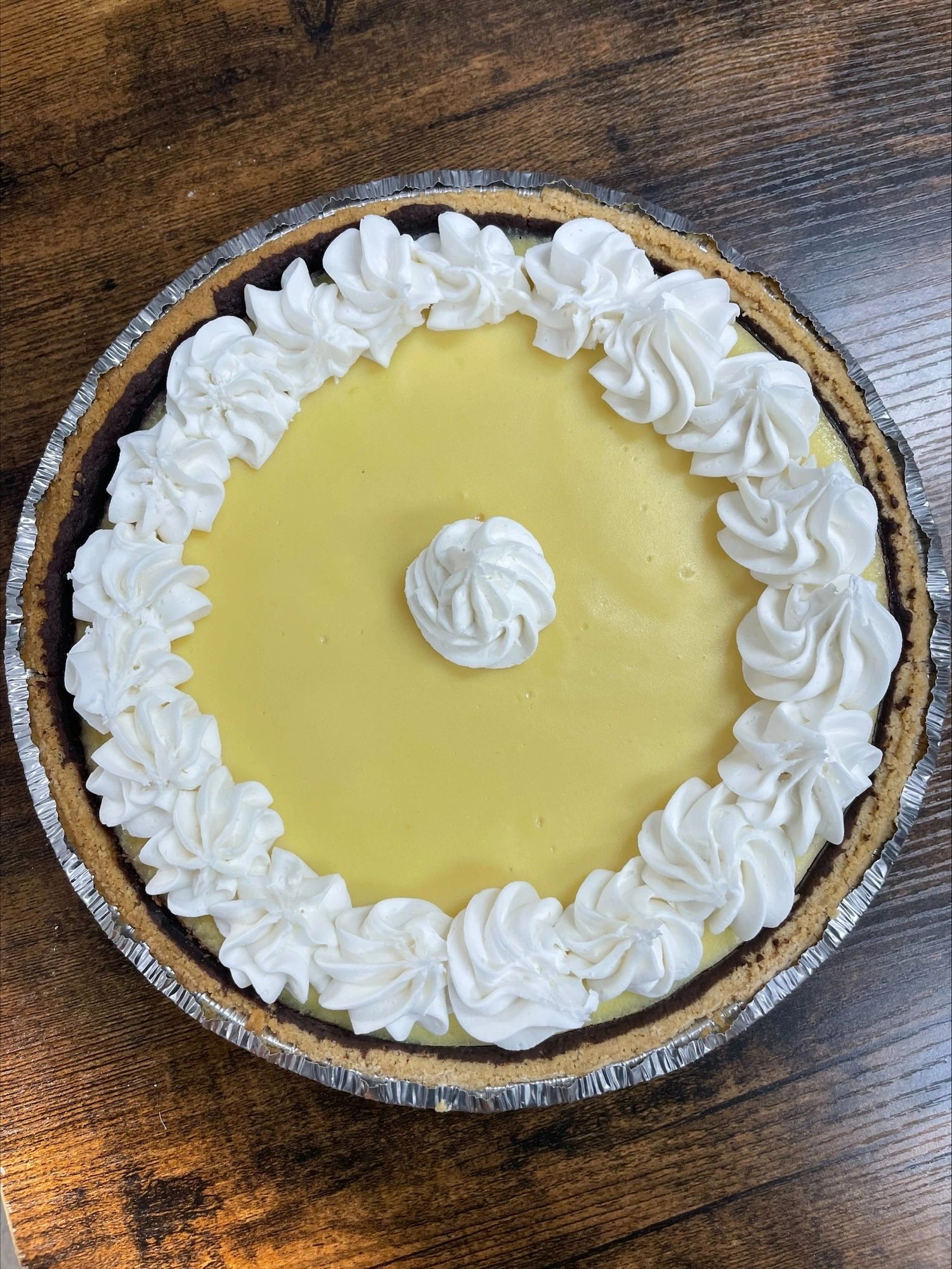 Black bottom lemon cream pie