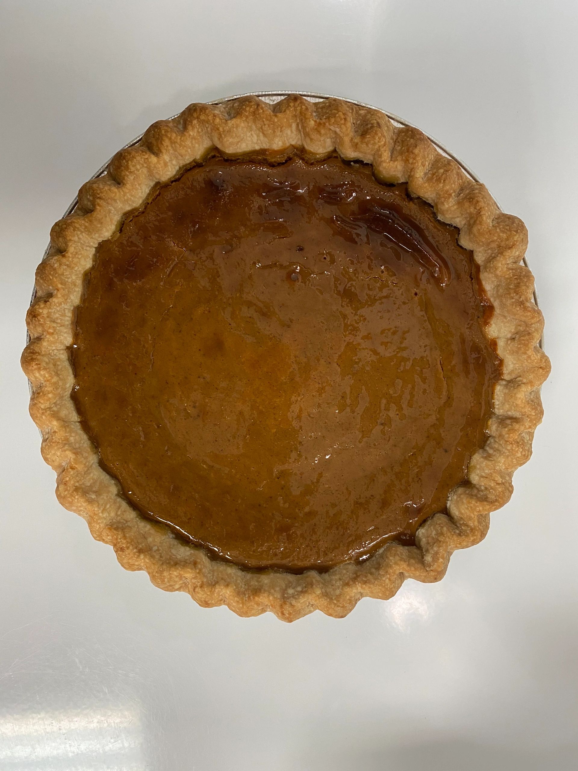 Spiced pumpkin pie